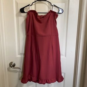 Lulus strapless dress